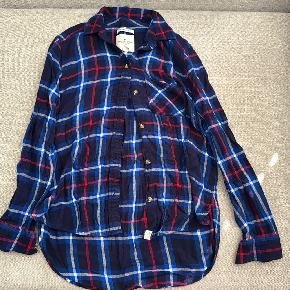 American Eagle boyfriend fit flannel